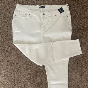 J. Crew White Skinny Jeans